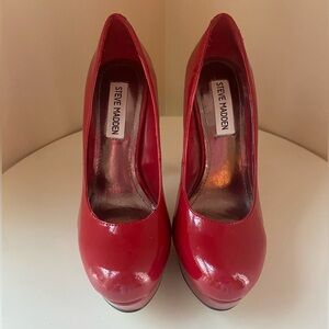 Steve Madden Caryssa Stiletto Pump, Red, 6